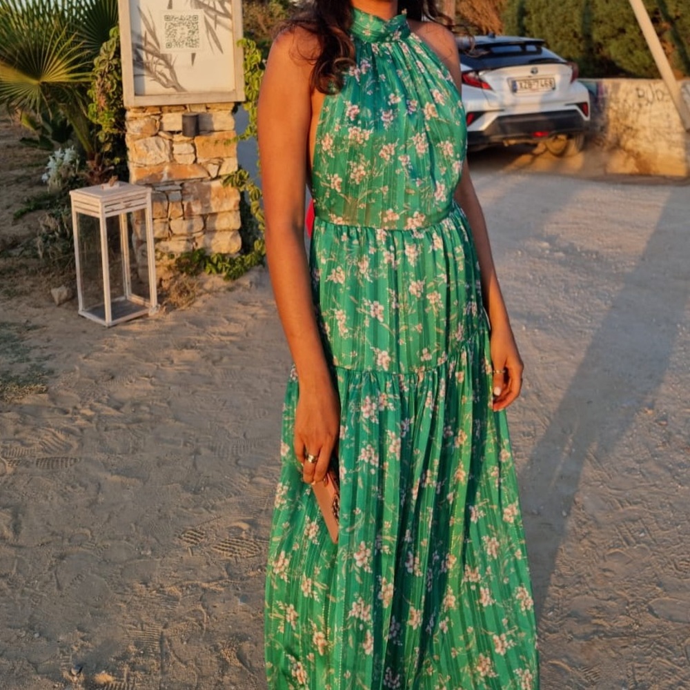 Green Nolita Maxi Dress SABINA MUSAYEV - Picture 3 of 5
